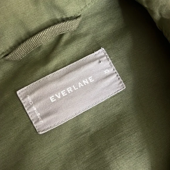 EVERLANE The Modern Utility Jacket in Green XS - Picture 11 of 12